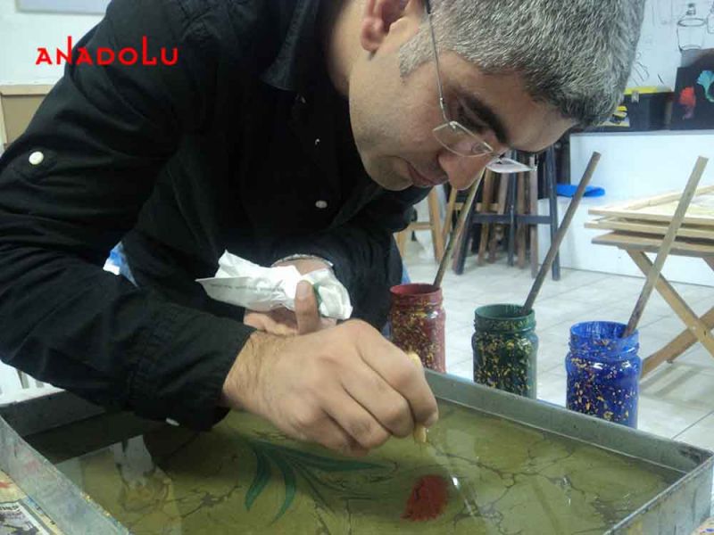 Yetişkinlerle Ebru Eğitimleri Diyarbakır