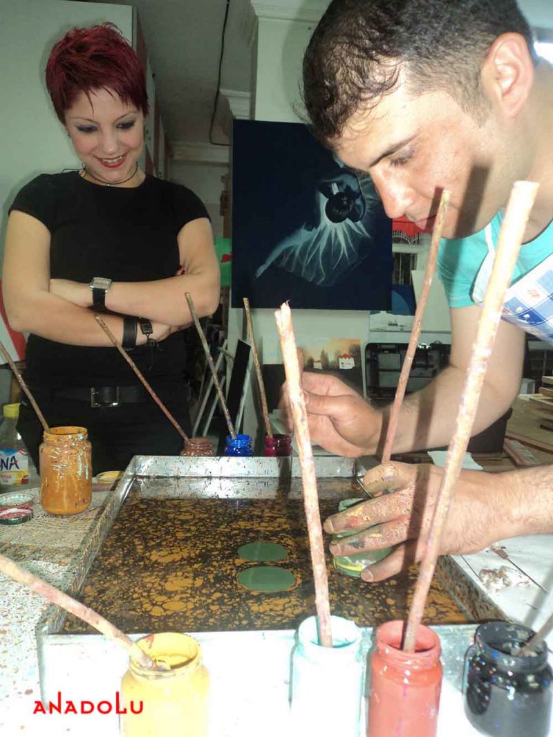 Diyarbakır Yetişkinler İçin Ebru Eğitimleri