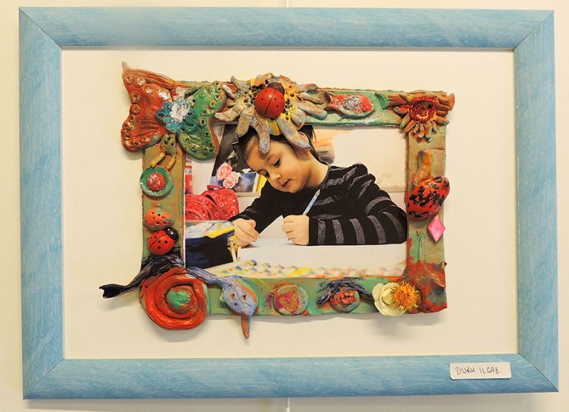 Seramikten Resim Çerçevesi Çocuk Sergisi Diyarbakır