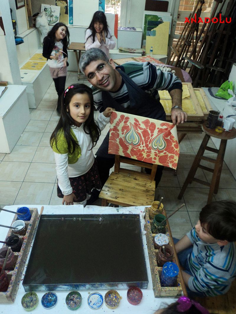 Çocuk İçin Ebru Kursu Diyarbakır