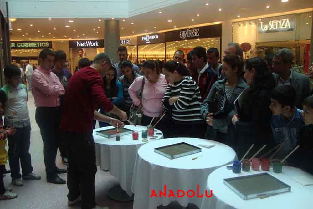 Alış Veriş Merkezleri İçin Ebru Gösterisi Düzenleyen Kurumlar Diyarbakır