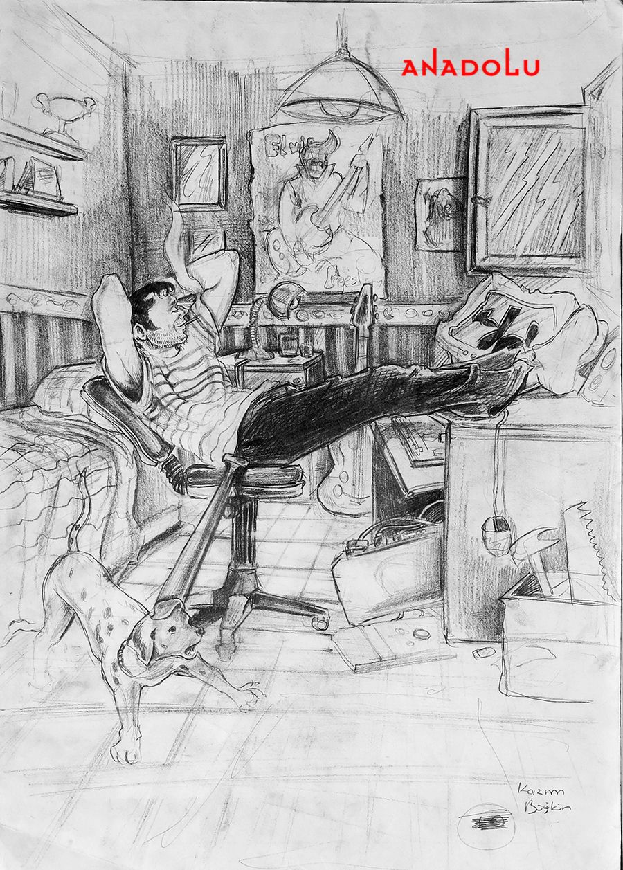 Güzel Sanatlar Fakülteleri İçin Kara kalem Çizimler Diyarbakır