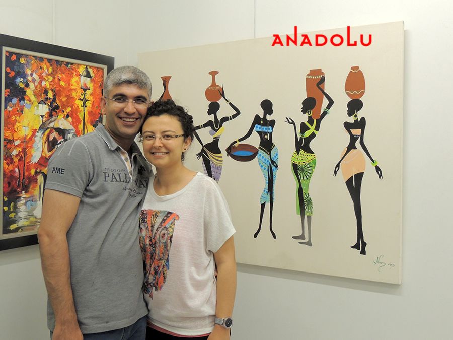 Diyarbakır Yağlı Boya Resim Çizim Sergisinde