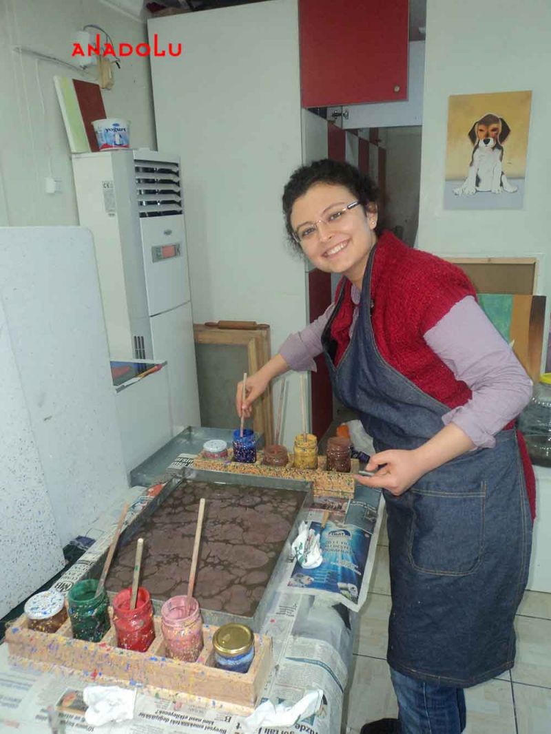 Yetişkinlerle Ebru Kursları Diyarbakır