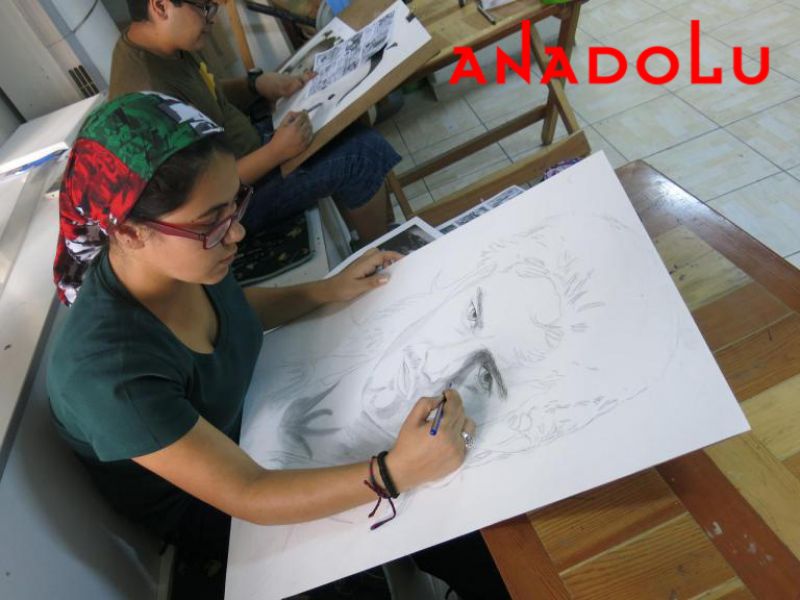 Karakalem Potre Çalışan Hobi Grubu Diyarbakır