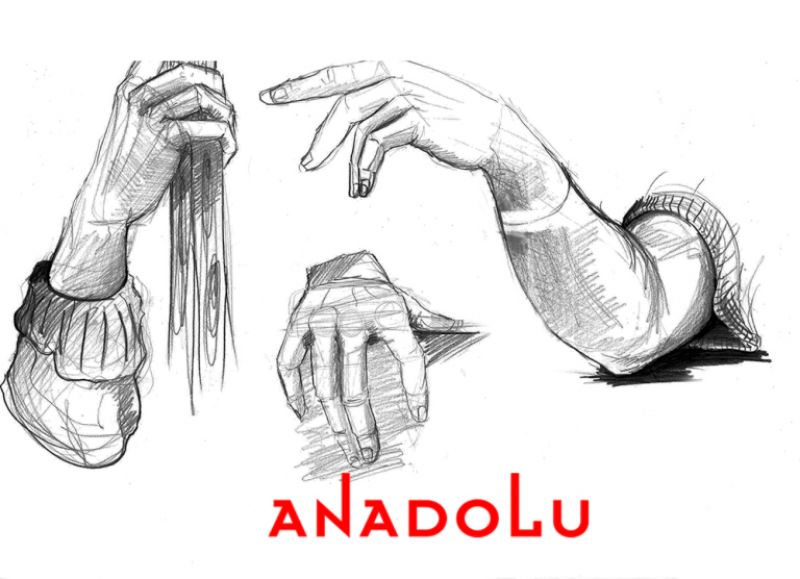 Karakalem El Çizimleri Diyarbakır