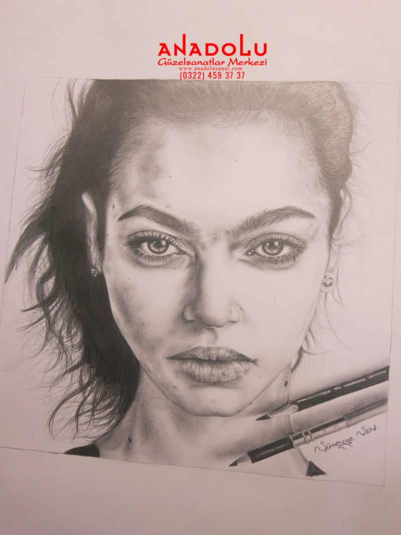 Karakalem Portre Çalışmaları Diyarbakır